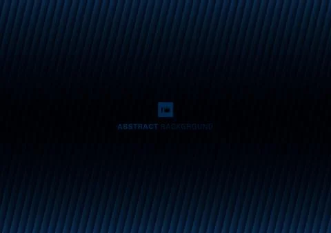 Abstract blue diagonal stripes lines pattern on dark background Stock Illustration