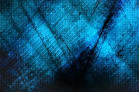 Abstract Blue Diagonal Wood Texture With Bokeh Lines And Geometric Pattern .. 库存插图