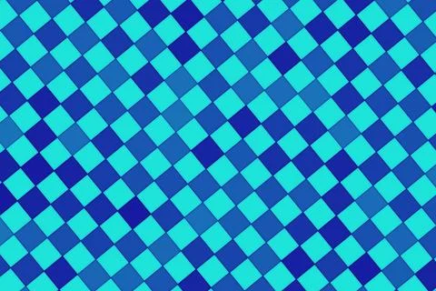 Abstract blue diamond pattern with small squares Illustrazione stock