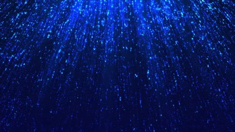 Abstract blue digital background animation. Blue glowing particles and lines. Stock Footage 244747299