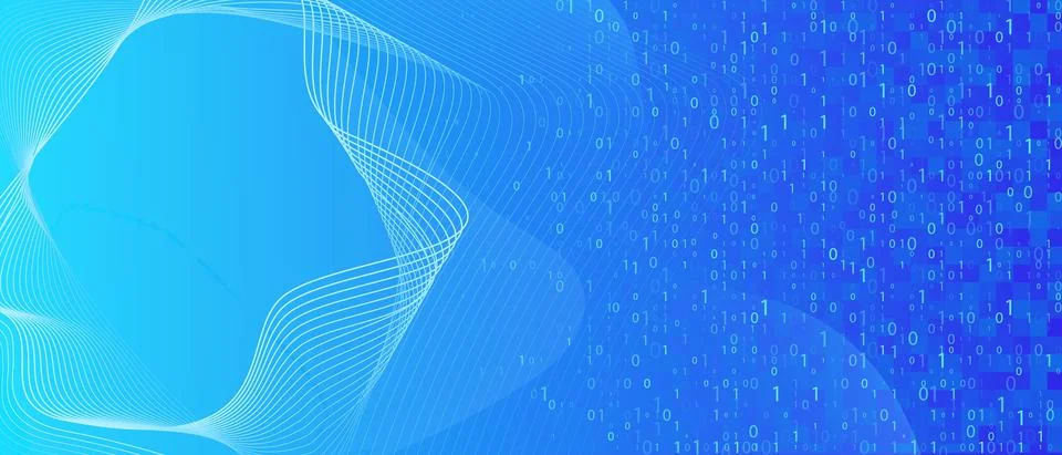 Abstract blue digital background Stock Illustration