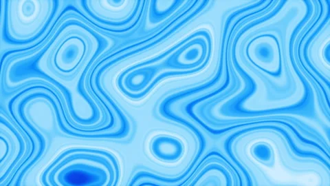 Abstract blue digital background with morphing shapes, loopable animation Stock Footage 243013755