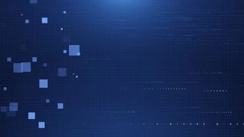 Abstract blue digital background. Visualization of big data or network Stock Footage 263318592
