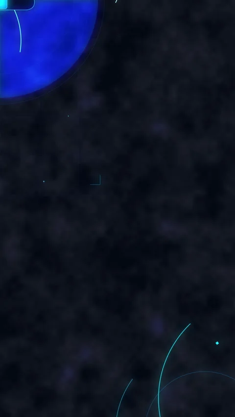 Abstract blue digital circle wave motion graphic particle flow Stock Footage 348324348