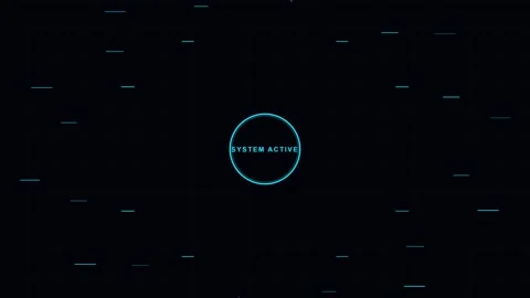 Abstract Blue Digital Circuit Animation Vidéo 344247623