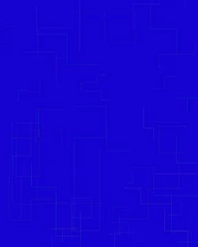 Abstract blue digital circuit background with geometric tech lines and netw.. Stock Illustration