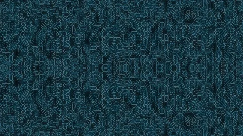 Abstract Blue Digital Circuit Board Loop Background Stock Footage 329458739