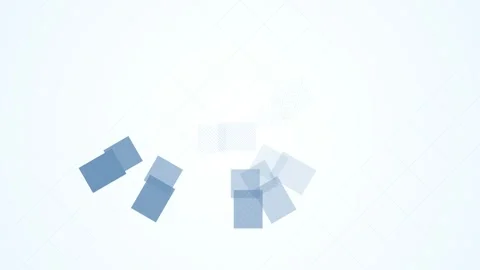 Abstract blue digital data blocks pattern background technology connection Video stock 346002314