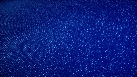 Abstract Blue Digital Data Grid Background Motion Graphics Stock Footage 337924768