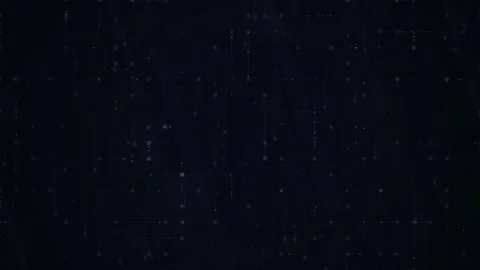 Abstract blue digital data grid technology motion background Stock Footage 338066064