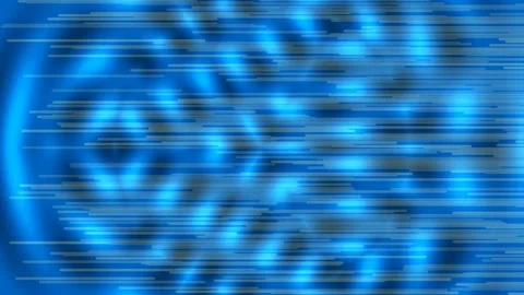 Abstract blue digital data stream background with futuristic energy wave pa.. Stock Footage 333110634