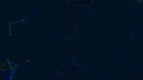 Abstract blue digital data visualization background for futuristic technolo.. Stock Footage 342203038