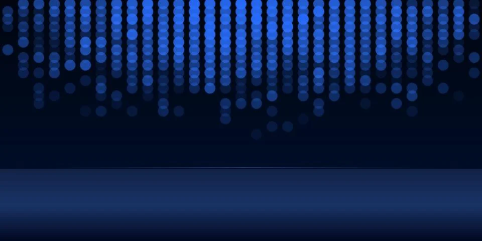 Abstract blue digital dots background pattern 스톡 일러스트
