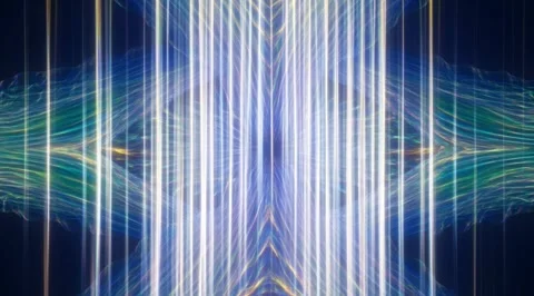 Abstract blue digital energy flow background Stock Footage 331451949