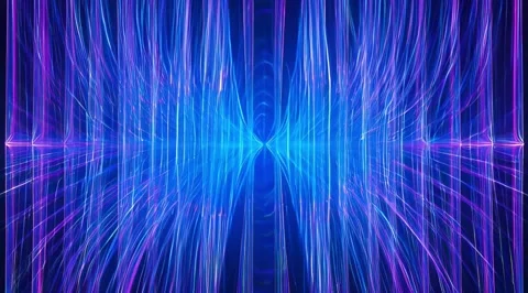 Abstract blue digital energy waves background Stock Footage 331456995