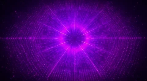 Abstract blue digital eye with light particles Stock Footage 331454605