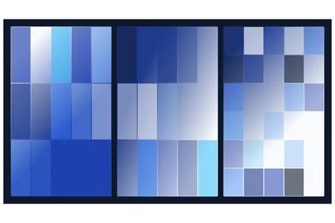 Abstract blue digital gradient patterns creating a modern background illust.. 스톡 일러스트