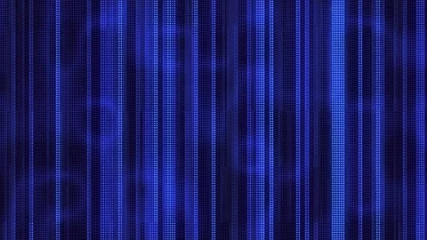 Abstract Blue Digital LED Screen Texture with Vertical Stripes Stock Footage 345625265