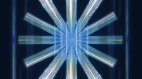 Abstract blue digital light star pattern Stock Footage 331455292