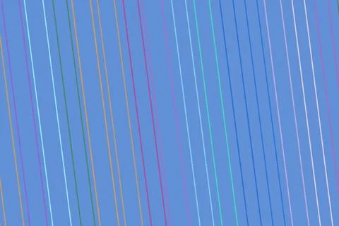 Abstract blue digital lines background with colorful streaks Stock Illustration