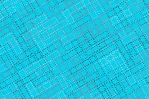 Abstract blue digital mosaic pattern with lines and pixels Stock Photos