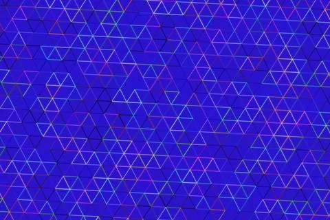 Abstract blue digital network with glowing geometric lines Иллюстрация