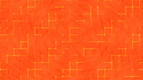 Abstract Blue Digital Network Grid with Glowing Dots and Lines Stock Footage 332502510