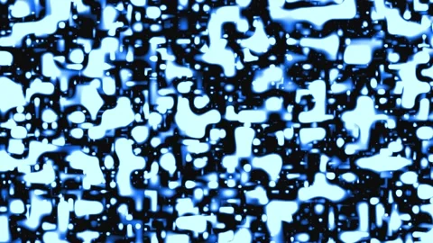 Abstract blue digital noise pattern with black bars during broadcast signal.. Stock Footage 340949548