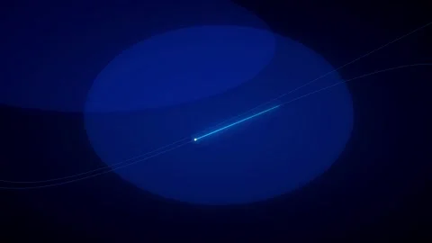 Abstract Blue Digital Particle Trail Animation Stockbeeldmateriaal 344028858
