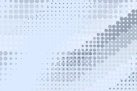 Abstract blue digital pattern with dots and lines Stock Illustration