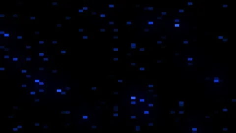 Abstract Blue Digital Technology Background with Glowing Particles 스톡 동영상 339306320