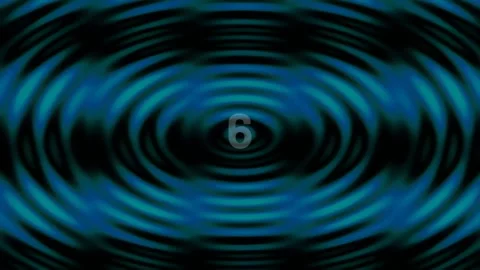 Abstract blue digital vortex tunnel background loop for modern technology vid Stock Footage 342093468