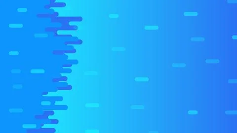 Abstract Blue Digital Wave Background Featuring Smooth Gradient Shapes Stock Illustration