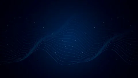 Abstract blue digital wave motion stock footage Stock Footage 347391158