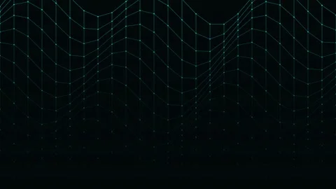 Abstract Blue Digital Wave Particle Animation 스톡 동영상 341806600