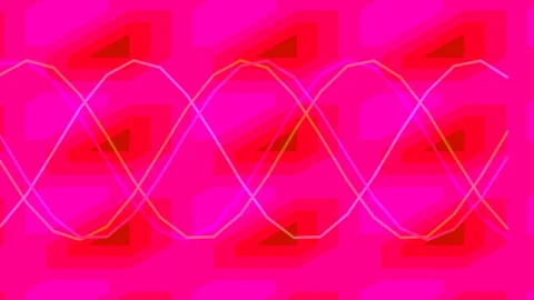 Abstract blue digital wave pattern flowing on deep blue background Stock Footage 339498330