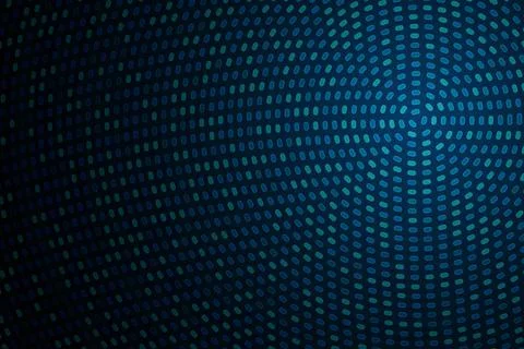 Abstract blue dot pattern of geometric circle design futuristic background. Stock Illustration