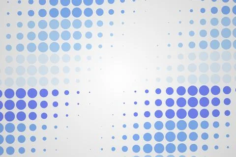 Abstract blue dot pattern with gradient and circles Stock Photos