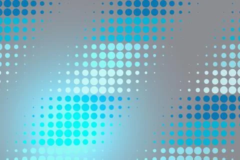 Abstract blue dot pattern with gray background Stock Photos