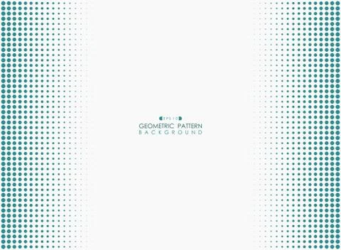 Abstract of blue dot pattern of side space background. Stock Illustration