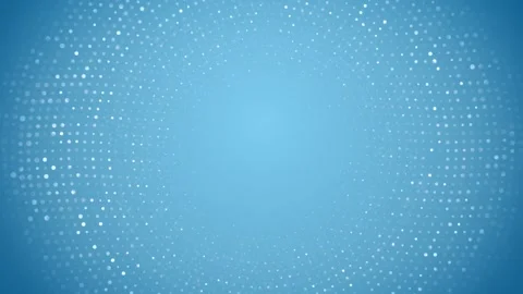 Abstract Blue Dot Pattern with Symmetrical Circle Design Background Stock Footage 341922022