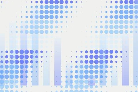 Abstract blue dot pattern with vertical lines and gradients Stock Photos
