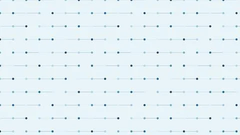 Abstract Blue Dots and Dashes Pattern Background Illustrazione stock