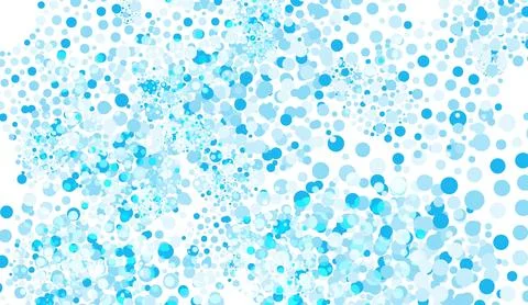 Abstract blue dots background design featuring dynamic watercolor circles in Stock Illustration