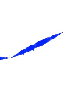 Abstract blue dots forming a diagonal line on white background Stock Illustration