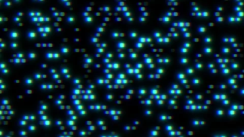 Abstract blue dots pattern on black background 스톡 동영상 317144046