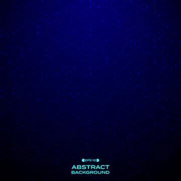 Abstract of blue dots pattern on futuristic technology background. Stock Illustration