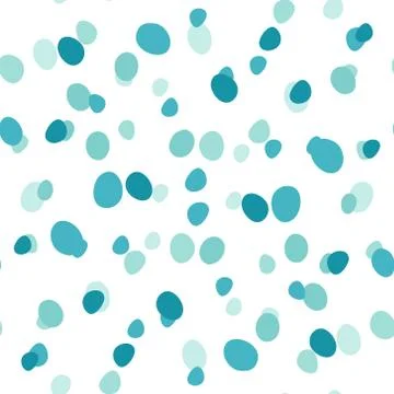 Abstract blue dots seamless pattern イラスト素材