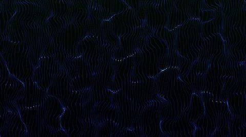 Abstract blue dots wave background. Technology big dot data background. Motio Stock Illustration