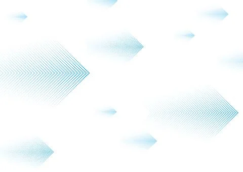 Abstract blue dotted arrows geometric tech background 스톡 일러스트